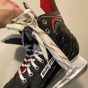 Bauer Black and Red Hockey Skates